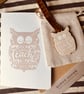 Teacher Appreciation Card & Wooden Owl Gift Set (QM2041) - Image 5