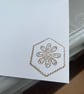 Floral honeycomb patchwork get well soon card - Image 5