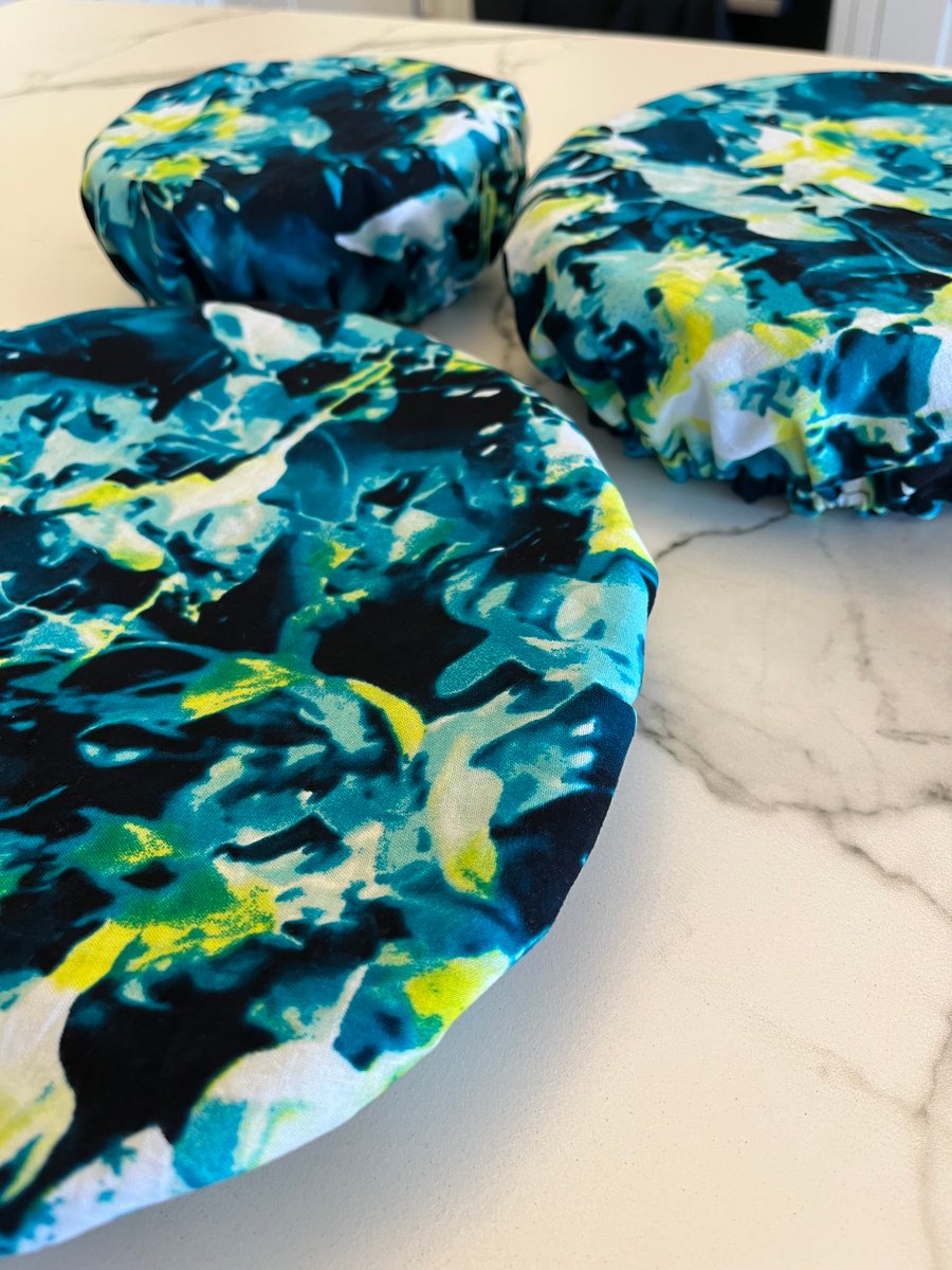 Reusable Bowl Covers – Set of 3 (Small, Medium, Large)