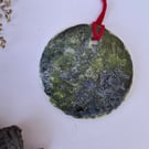 Portal Glazed Porcelain Christmas Tree Decoration Ornament Earth Globe Glaze