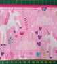 Childs Pink Pencil Case, Unicorn Lovers Gift, Kids Zipped Pouch - Image 3
