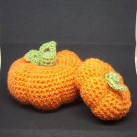 Set of Crochet Pumpkins