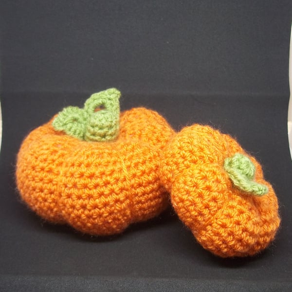 Set of Crochet Pumpkins