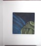 Abstract Original Oil Painting Blue and Moss Green Square  - Image 4