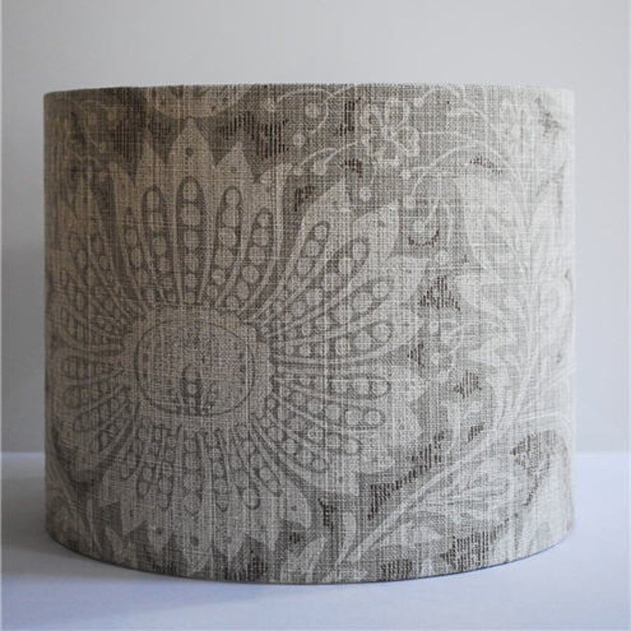 Handmade Drum Lampshade in Lewis & Wood Paysanne Fabric