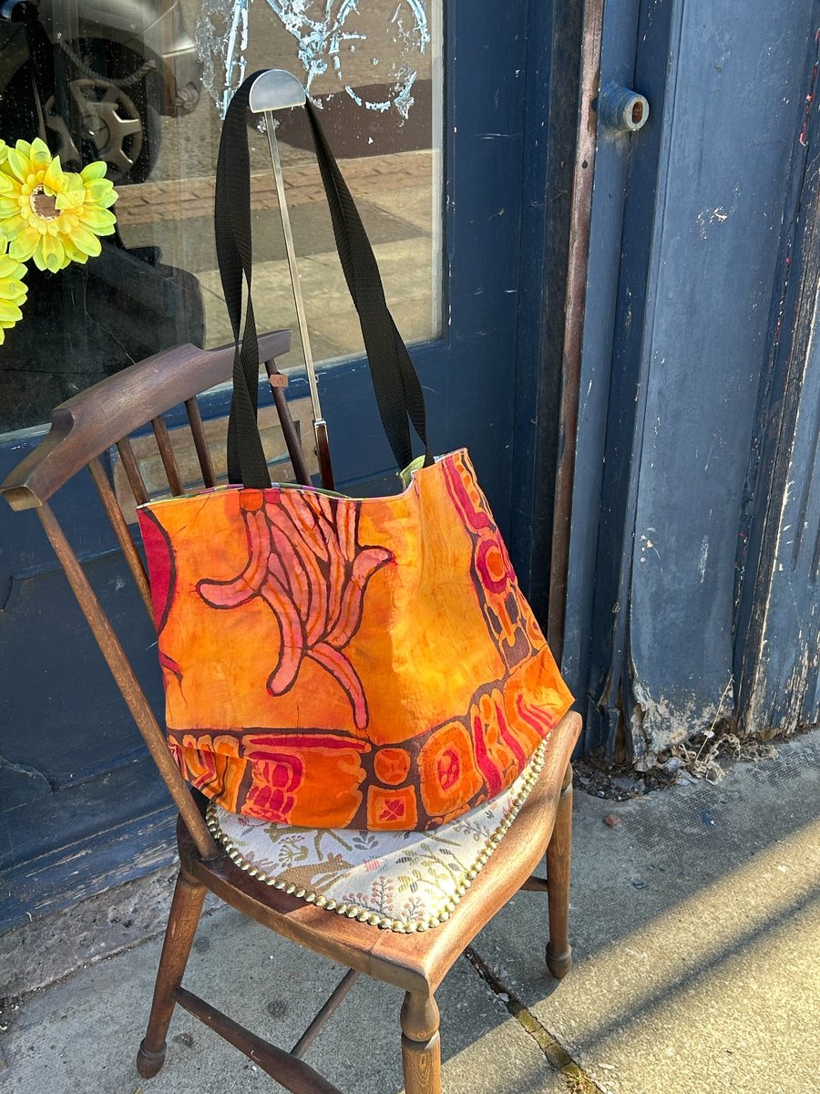 screen printed tote bag