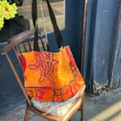 screen printed tote bag