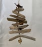 Driftwood Christmas Tree with Shamrock Charm.