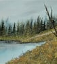 original art landscape painting ( ref F 202) - Image 2