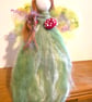 Felted fairy - Jadey the Fungi Princess