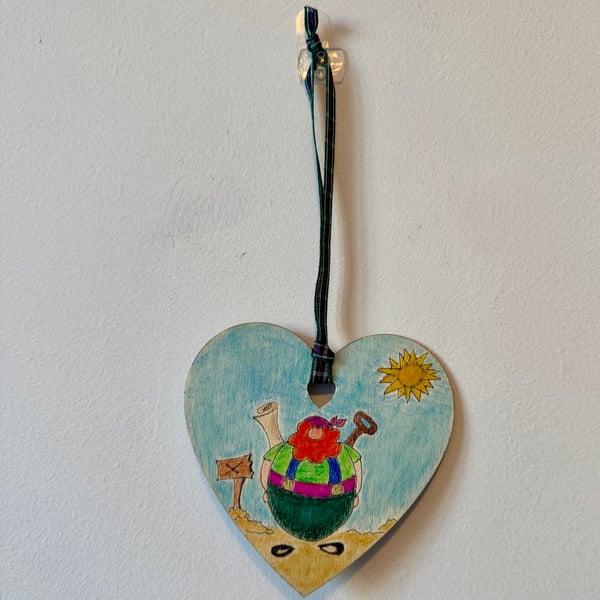 Day and Night Pirate Door Hanger