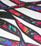 FLORAL shoulder or cross body Bag, small, lightweight, bright jewel colours - Image 5