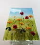 Wildflower tea light holder, gift for her, home decor. fused glass art, summer c - Image 10