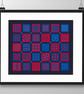 274B - 30 Tiles Patchwork Cross Stitch Pattern Red-Blue version (PDF Chart) - Image 3