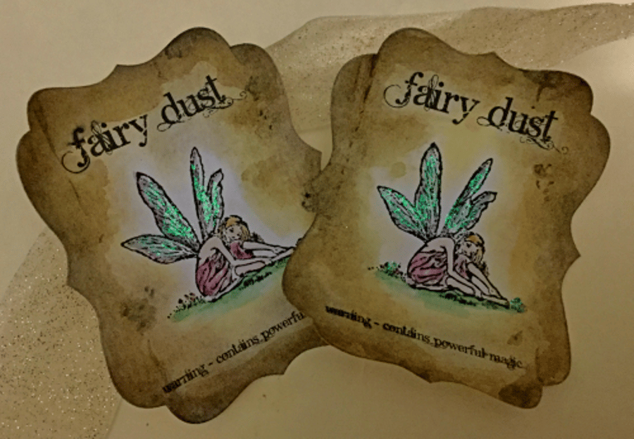 Fairy Dust Bottle Stickers - Set of 5