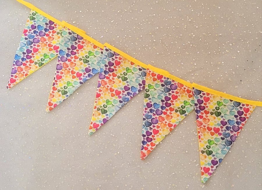 Rainbow bunting