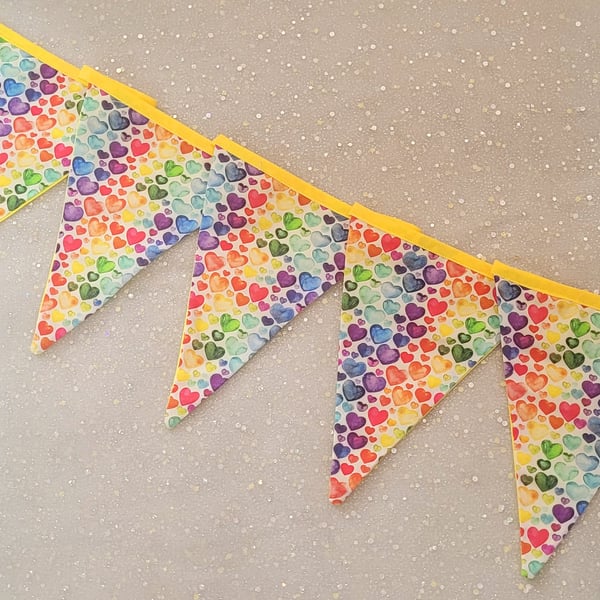 Rainbow bunting