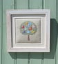 The Singing Tree, a small framed hand embroidered work, detailed and happy! - Image 5