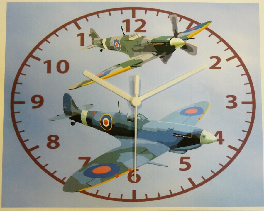 supermarine spitfire clock RAF classic wall clock 