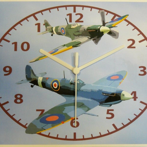 supermarine spitfire clock RAF classic wall clock 