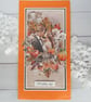 Handmade Autumn Wedding Card (131)Romantic Fall Wedding Congratulations.  - Image 3