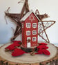 Unique Christmas Wooden House Decoration