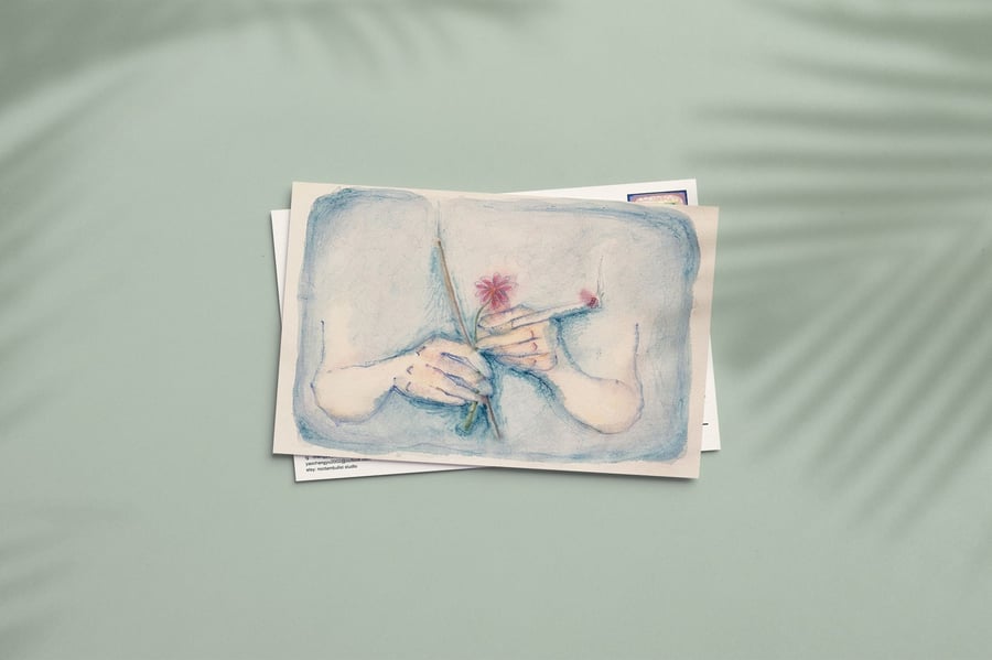 "Home" Limited Edition Art Postcard, Original Fine Art Print