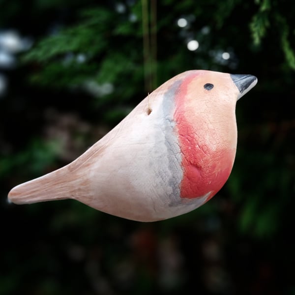 ceramic robin decoration