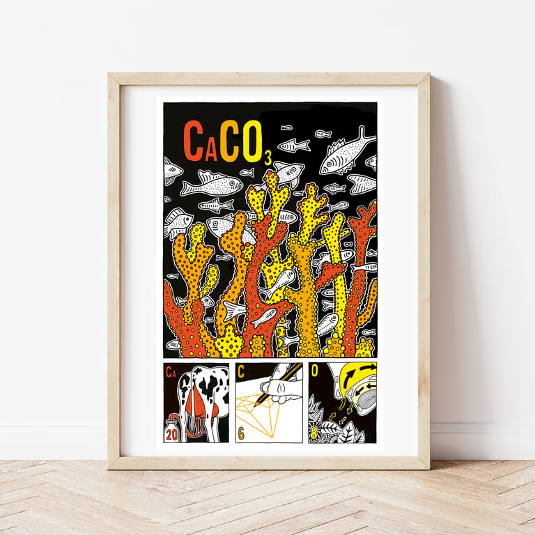 Coral 35th Anniversary gift for scientists (UK traditional)