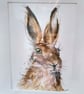  Mounted A4  or A3 signed Art Print, Hare - Image 7