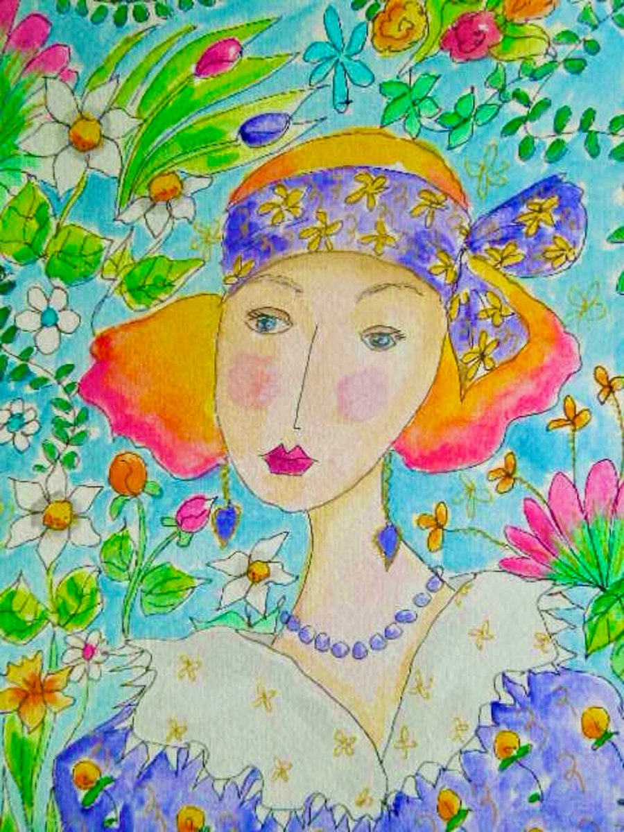 Original watercolour painting - Grace