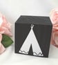 Nordic Style Wood Blocks, Teepee Wood Block, Nordic Nursery Decor, Bear Blocks,  - Image 7