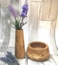 Woodturned Bowl & Bud Vase Set - BEAUTIFUL BUNDLE