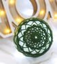 Christmas bauble Green Vintage Style, K1 - Image 4