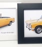 Triumph Herald Convertible 1970 - 4x6" Photograph in a Black or White frame