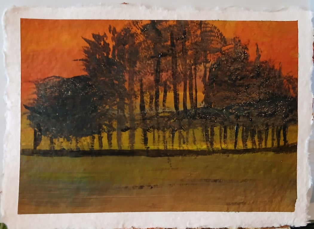 May Hill Gloucestershire. Limited Edition A4 Print