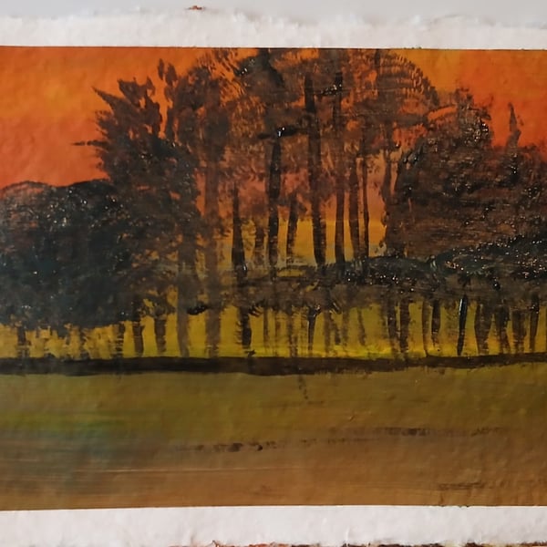 May Hill Gloucestershire. Limited Edition A4 Print