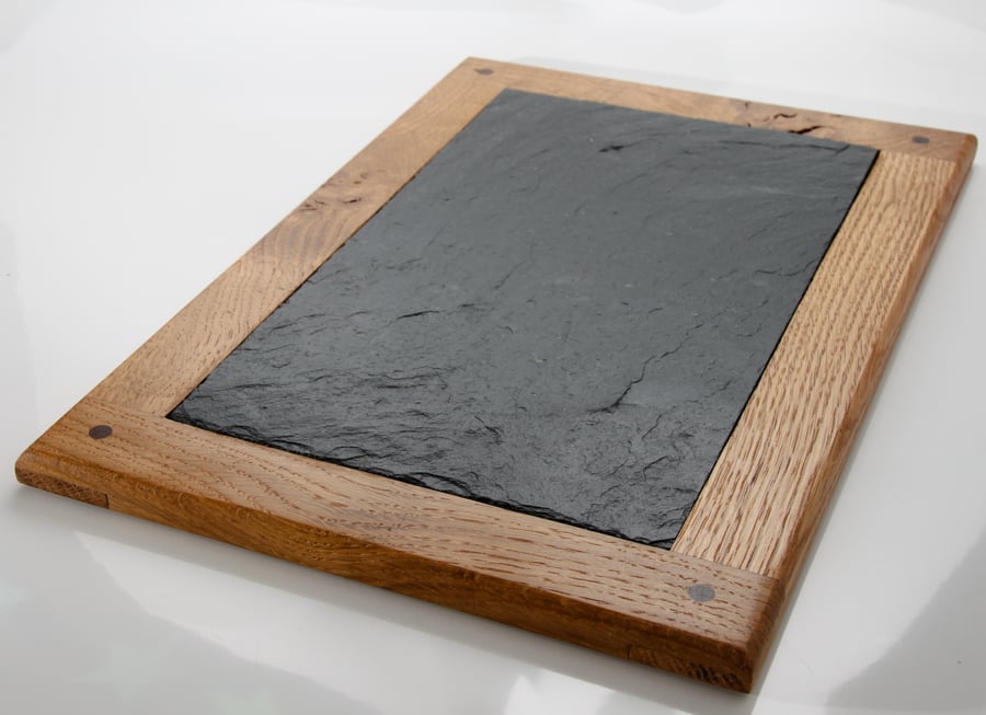 Oak and Slate table trivet