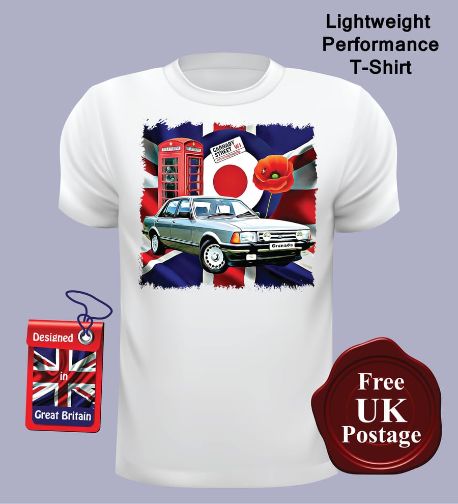 Ford Granada MK2 T Shirt, Mens T Shirt, Choose Your Size