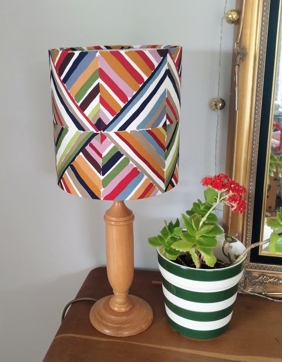 Harvest Market Classic Cylindrical Drum Lampshade.