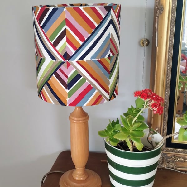 Harvest Market Classic Cylindrical Drum Lampshade.