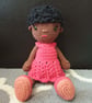 Crochet Doll with clothes and shoes for dressing up - Image 2