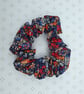 Hair Scrunchie, patterned cotton, medium