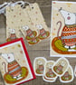 Blank Greetings Card, Timothy Card, Flower Art Card, Autumnal Card - Image 3