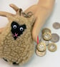 Sheep coin purse ( can be clipped onto handbag) - Image 2