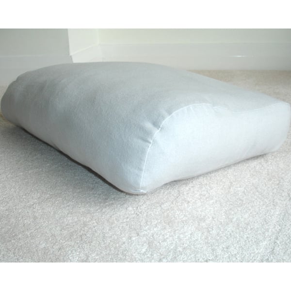 Tempur Original Neck Pillow COVER ONLY Brushed Cotton Grey Queen Medium 60cm