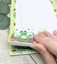 Notepad - A5 Recycled Paper To Do List Notepad - Frog On A Log - Image 6