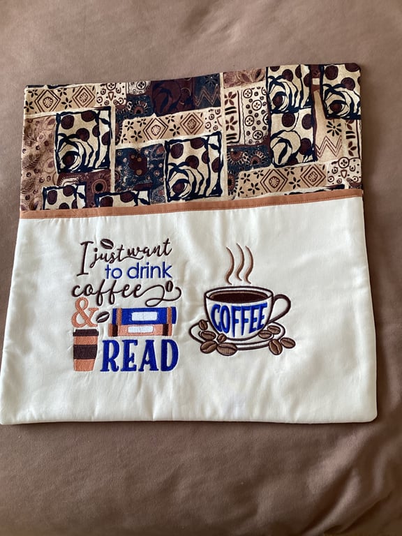 Coffee lovers cushion cover pad NOT included