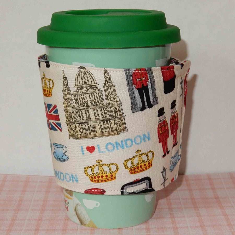 Travel mug cosy - London