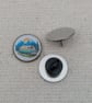 Camper Van Badge - Travel Themed Pin - Large Resin Topped Pin Badge - Image 2